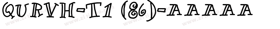 QURVH-T1 (86)字体转换